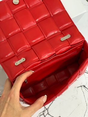 BOTTEGA VENETA червона кожаная сумка MINI