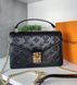 Черная сумка louis vuitton с ремешком цепочкой