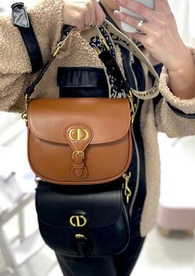 Сумка Christian Dior Bobby шкіряна коричнева