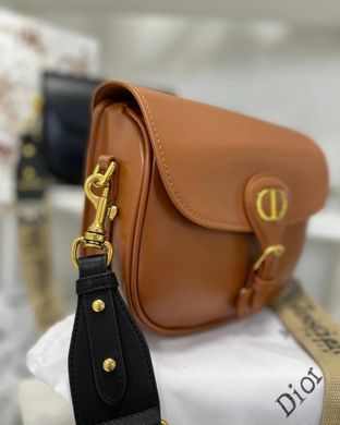Сумка Christian Dior Bobby шкіряна коричнева