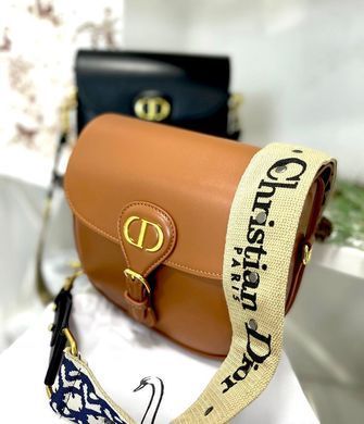 Сумка Christian Dior Bobby шкіряна коричнева