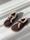 Коричневі замшеві зимові лофери анатомічні barefoot на шнурівці 37 розмір