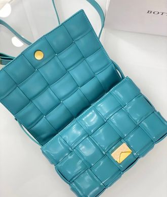 BOTTEGA VENETA  Блакитна шкіряна сумка MINI