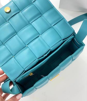 BOTTEGA VENETA  Блакитна шкіряна сумка MINI