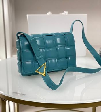 BOTTEGA VENETA  Блакитна шкіряна сумка MINI