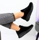 Черные замшевые женские кроссовки 2024