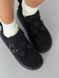 Чорні замшеві Зимові лофери анатомічні barefoot з опушкою 36 розмір
