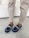 Сині джинс замшеві лофери barefoot 36 розмір