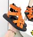 Оранжевые кожаные босоножки сандали 36 размер