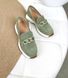 Зеленые фисташковое замшевые туфли лоферы